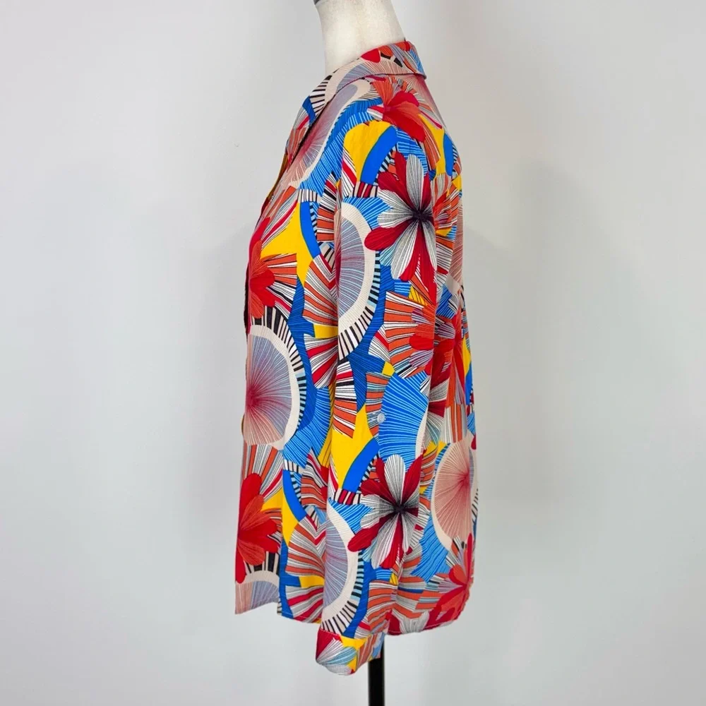 Coco Y Club abstract floral shirt - Picture 3 of 5